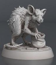 Load image into Gallery viewer, Wilderness Scavenger Pack | DnD Miniatures | Hyena Vulture Rat Miniatures | 32mm Tabletop RPG | D&amp;D Encounter
