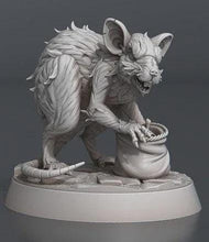 Load image into Gallery viewer, Wilderness Scavenger Pack | DnD Miniatures | Hyena Vulture Rat Miniatures | 32mm Tabletop RPG | D&amp;D Encounter
