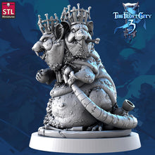Load image into Gallery viewer, Rat Swarm Pack | DnD Miniatures | Plague Rat Miniatures | 32mm Tabletop RPG | D&amp;D Encounter

