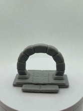 Load image into Gallery viewer, DnD Puzzle Encounter Set | Woodland Totem Puzzle Set | Druid Totem Miniatures | Magic Portal Puzzle | 32mm Tabletop RPG
