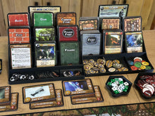 Load image into Gallery viewer, Board Game Apprentice 2.0 - Mini Card Holder - Token Organizer - 4 Deck Holder for Card Games and Small Board Games - Expandable
