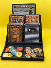 Load image into Gallery viewer, Board Game Apprentice 2.0 - Mini Card Holder - Token Organizer - 4 Deck Holder for Card Games and Small Board Games - Expandable
