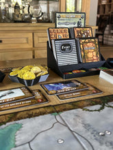 Load image into Gallery viewer, Board Game Apprentice 2.0 - Mini Card Holder - Token Organizer - 4 Deck Holder for Card Games and Small Board Games - Expandable
