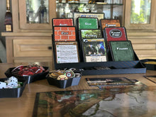 Load image into Gallery viewer, Stackable Hex Token Trays - Stackable Token Tray - Board Game Storage - Storage - Piece Holder/Tray - Board Game Organizer
