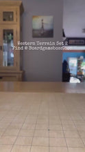 Load and play video in Gallery viewer, Western Terrain Set 2 | Saloon | Poker Table | Bar | Windmill | Water Tower | Western Scatter Terrain | RPG Terrain | 32mm

