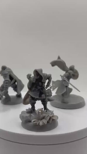 Healer's NPC Pack | DnD Miniatures | Cleric Paladin Druid | 32mm Tabletop RPG | NPC Miniatures