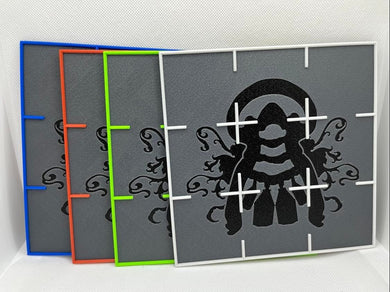 Kingdom Death Monster Gear Grid | Color Customizable Kingdom Death Monster Gear Grid | KDM Gear Storage | KDM Table Organizer