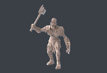 Load image into Gallery viewer, Stone Giant Miniature | Stone Giant Elder | Male Stone Giant | Female Stone Giant | Dungeons and Dragons | RPG | 32mm | Huge Creature
