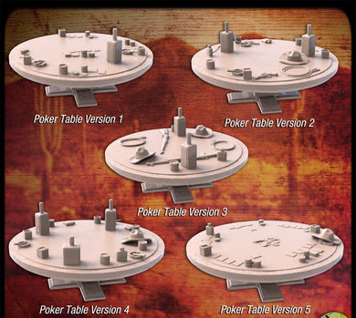 Western Terrain Set 2 | Saloon | Poker Table | Bar | Windmill | Water Tower | Western Scatter Terrain | RPG Terrain | 32mm