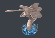 Load image into Gallery viewer, Giant Eel | Sea Monster | Sea Serpent | Ocean Miniature | Water Miniature | Underwater | Dungeons and Dragons Terrain | Sync Ratio Systems
