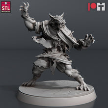 Load image into Gallery viewer, Werewolf Miniatures | Werewolves | Wolf Miniatures | Wolves | Dire Wolves | Wild Dogs | Curse of Strahd | DnD | Dungeons and Dragons | RPG
