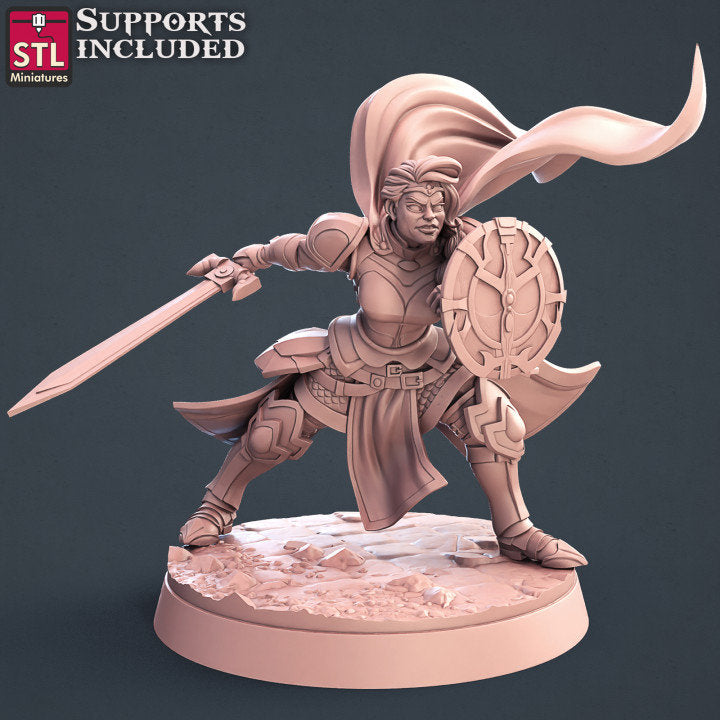 Paladin/Cleric Set - Holy Warrior Set - Fighter Set - Tabletop Terrain/Scatter Terrain/Miniatures Terrain/Dungeons and Dragons/Pathfinder/5E