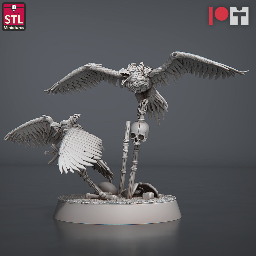 Frostgrave Hell Crow and Magmite Set | Lava Beast | Crow Swarm | Bird Swarm | Demon Crows | Mutated Crow | RPG | Dungeons and Dragons | DnD