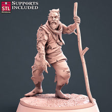 Load image into Gallery viewer, Injured Villager Set - Hurt Townsfolk - Peasant Set - Tabletop Terrain/Scatter Terrain/Miniatures Terrain/Dungeons and Dragons/Pathfinder/5E
