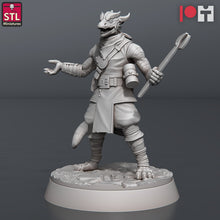 Load image into Gallery viewer, Dragonborn Blacksmith | Traveling Blacksmith Shop | Forge- Tabletop Terrain | Scatter Terrain | Dungeons and Dragons | Pathfinder | RPG | 5e
